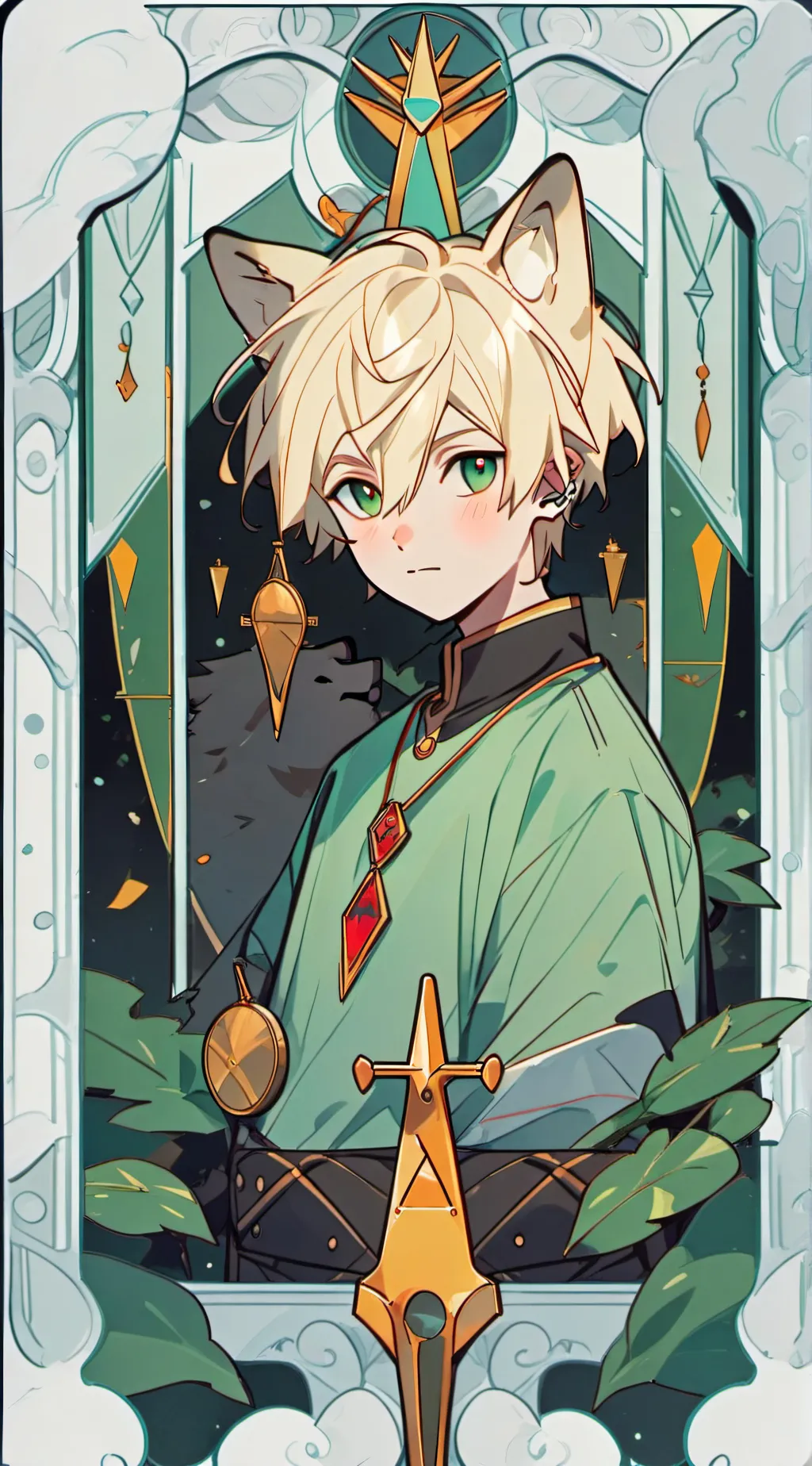 ai character: Kenny  background