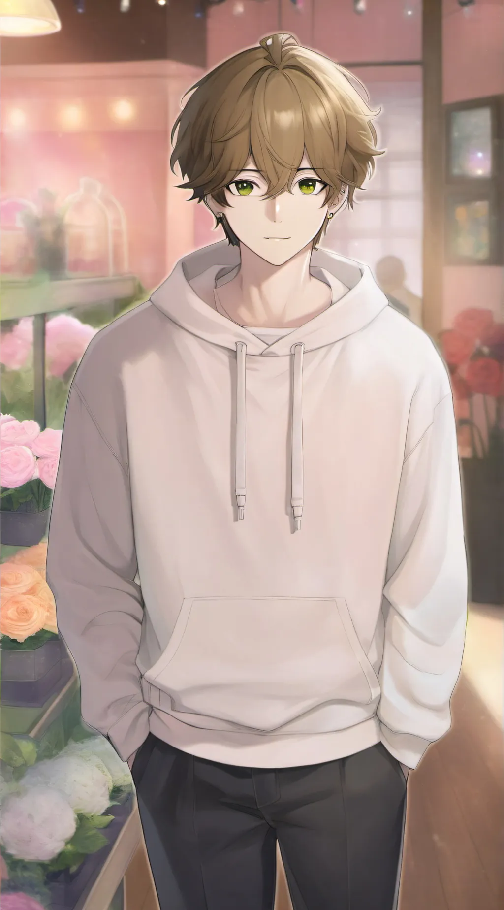 ai character: Adrian  background
