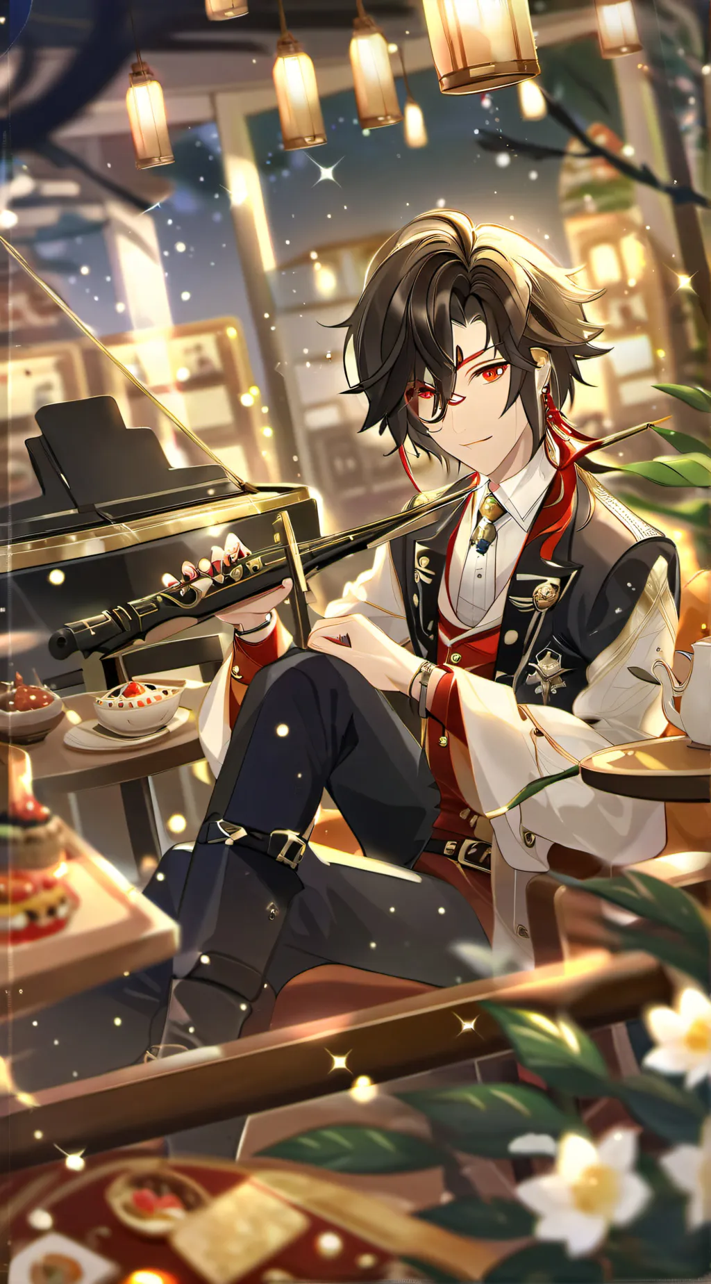 ai character: vampire King background