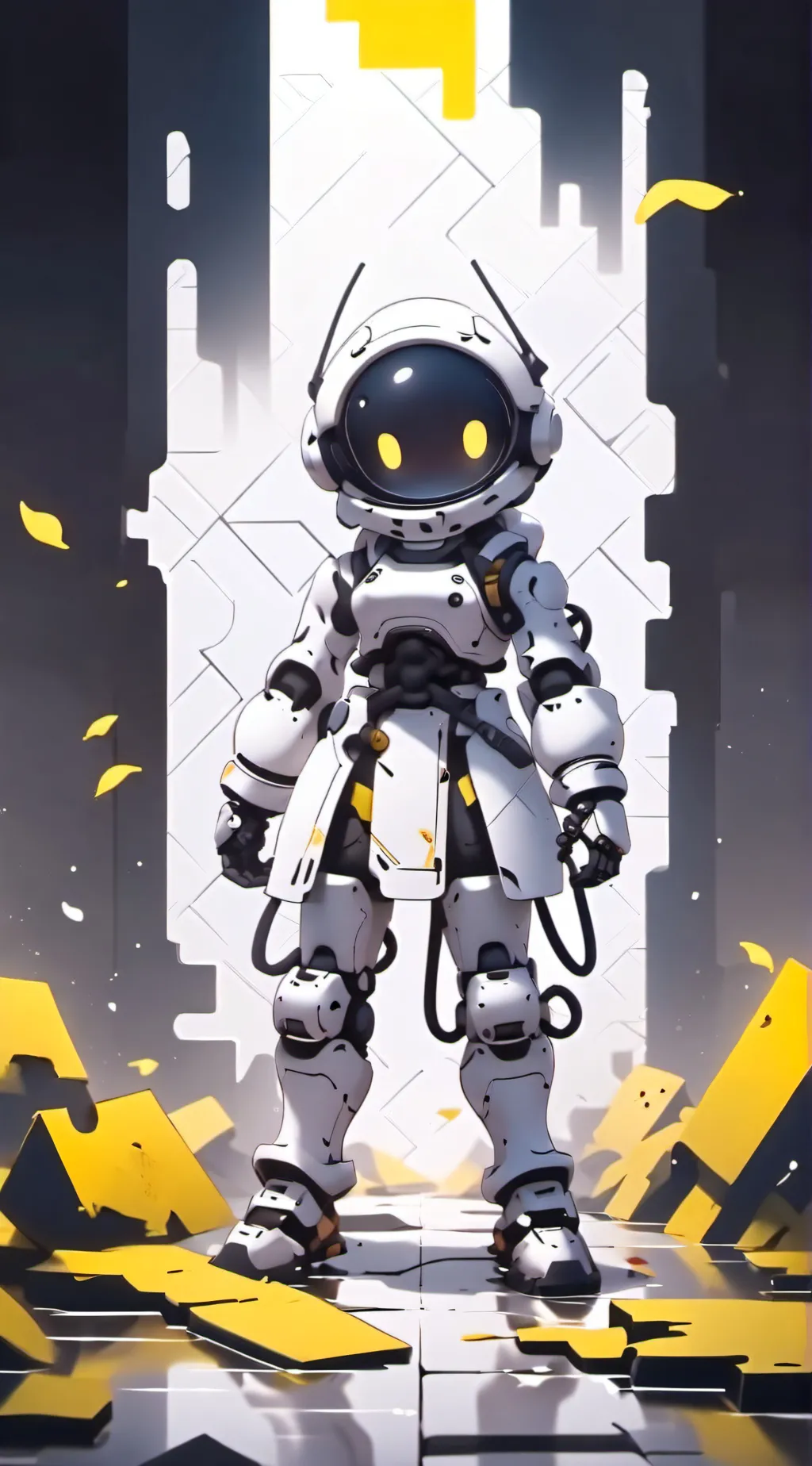 ai character:  MD +back rooms background