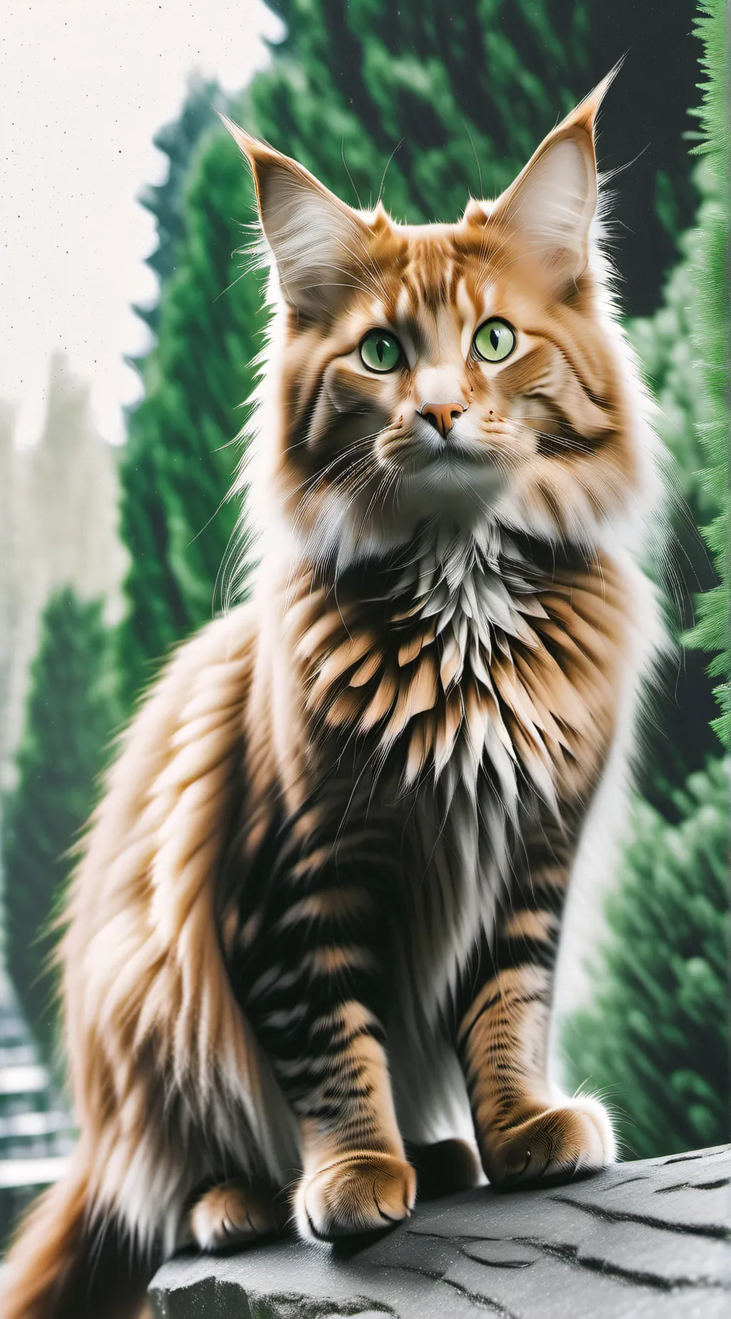 ai character: gato background