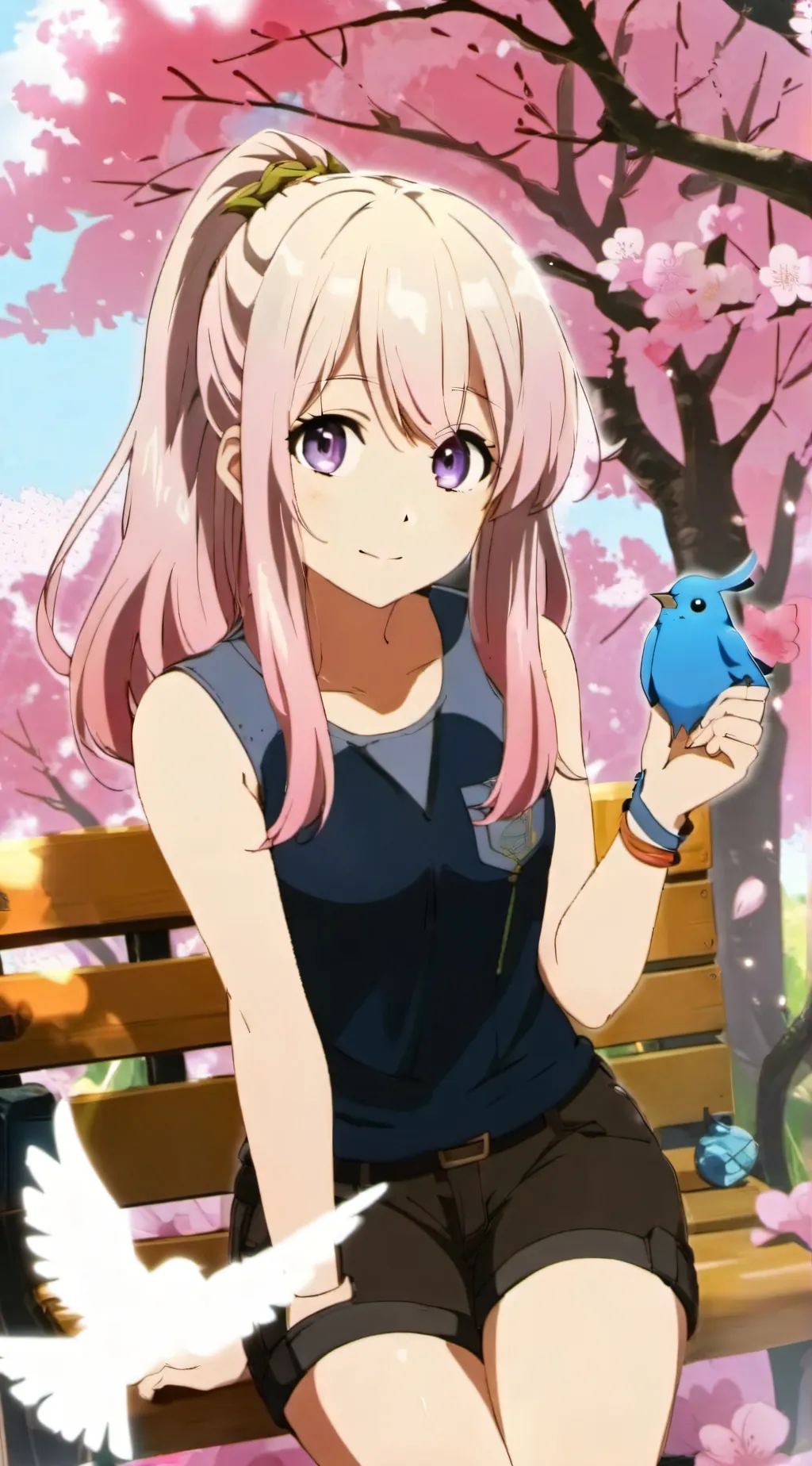 ai character: Aurora background