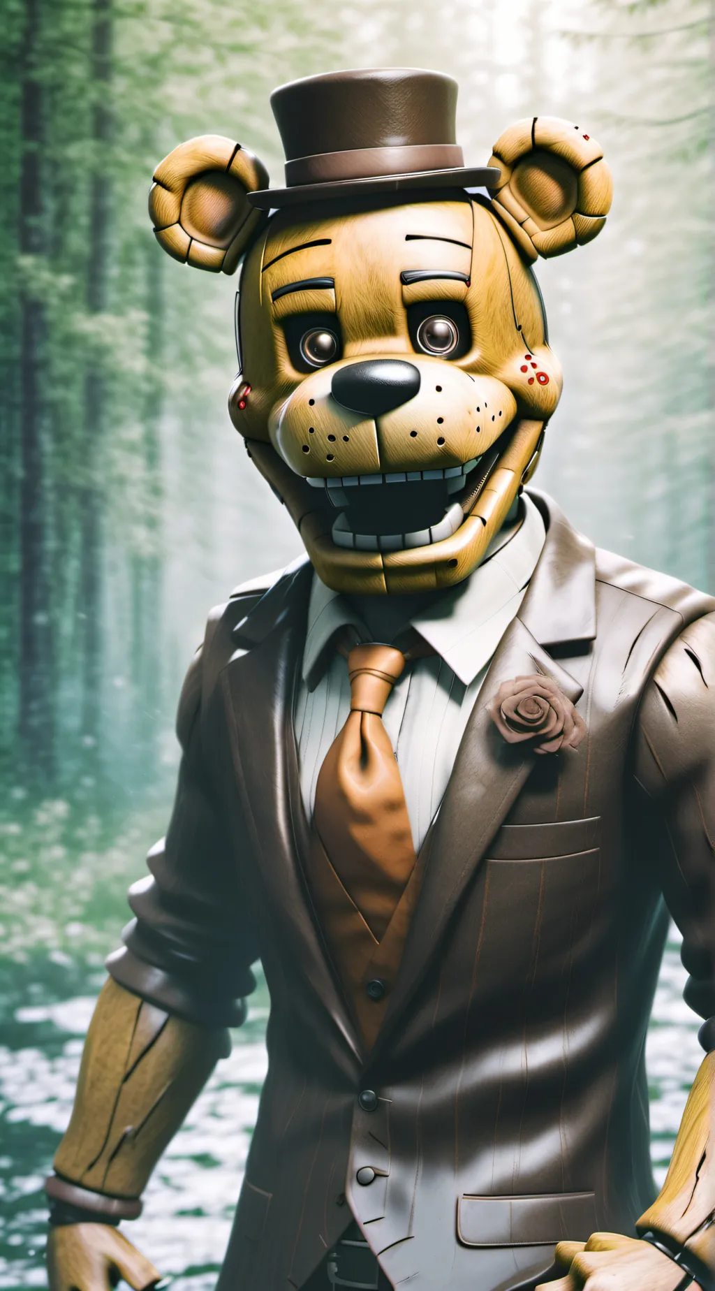 ai character: freddy fasbear background