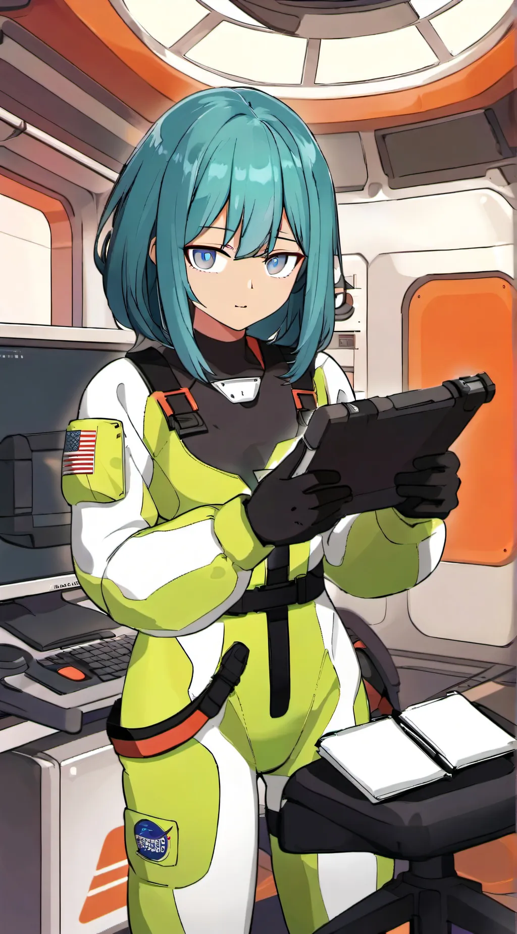 ai character: Artina. background