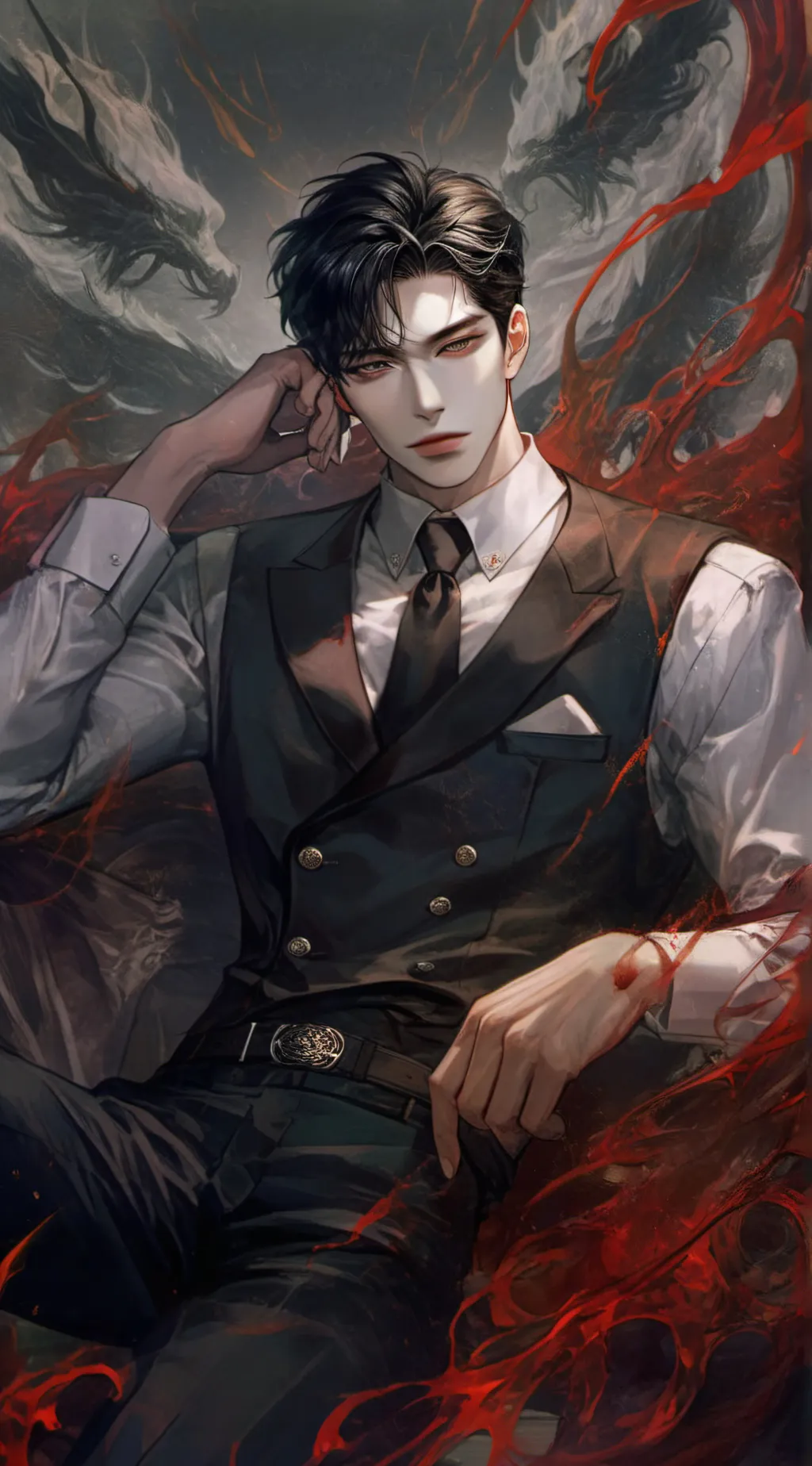 ai character: JaMeS 💸Y'ABanKeR background