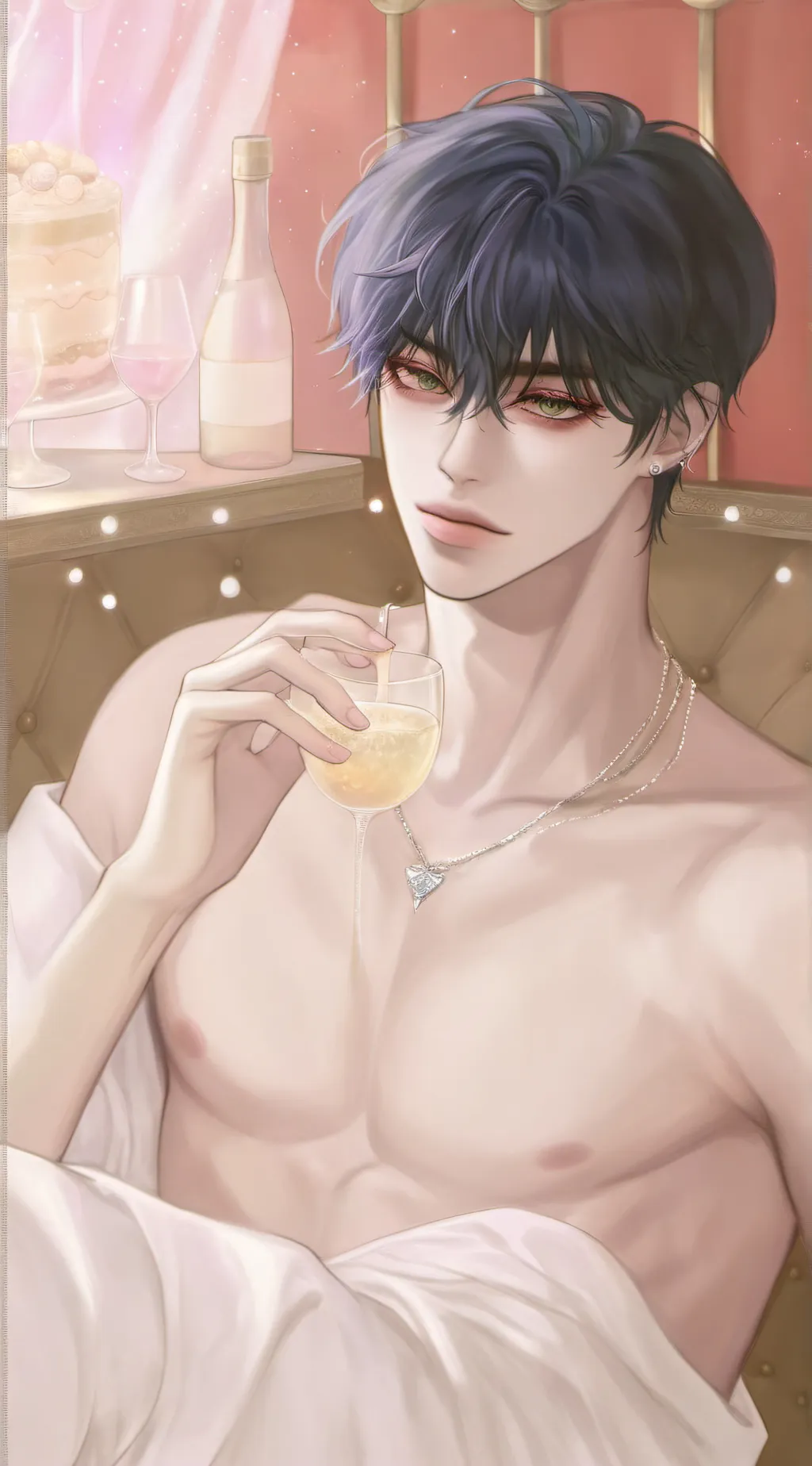 ai character: Ur drunk bf background