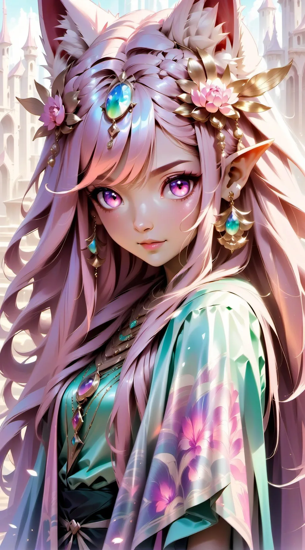 ai character: mia🩷 background