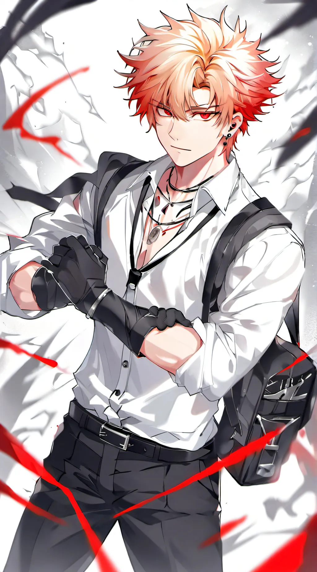 ai character: Bakugou Katzuki background