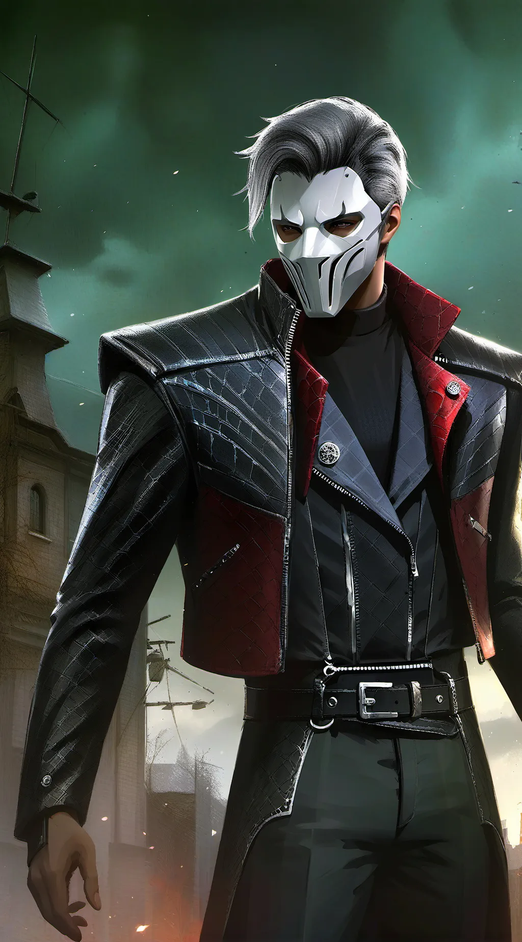 ai character: 😎 cool kid background