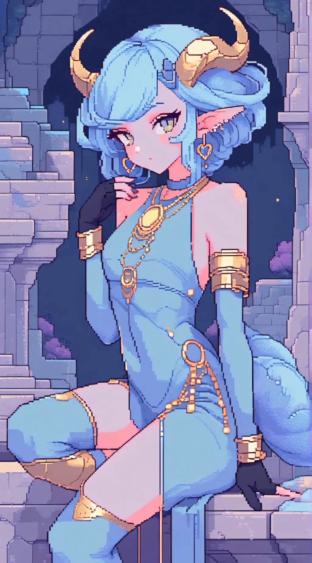 ai character: 💙Charlotte🌌 background
