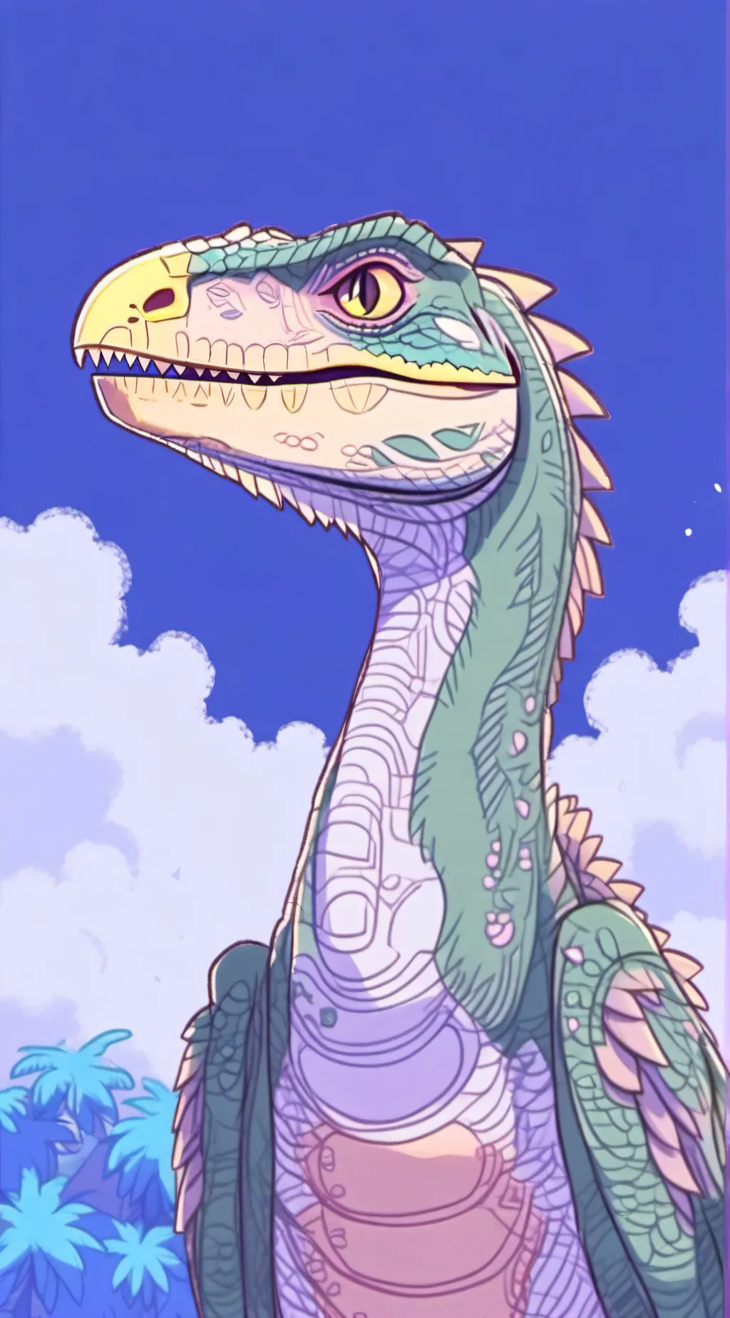 ai character: Velociraptor background