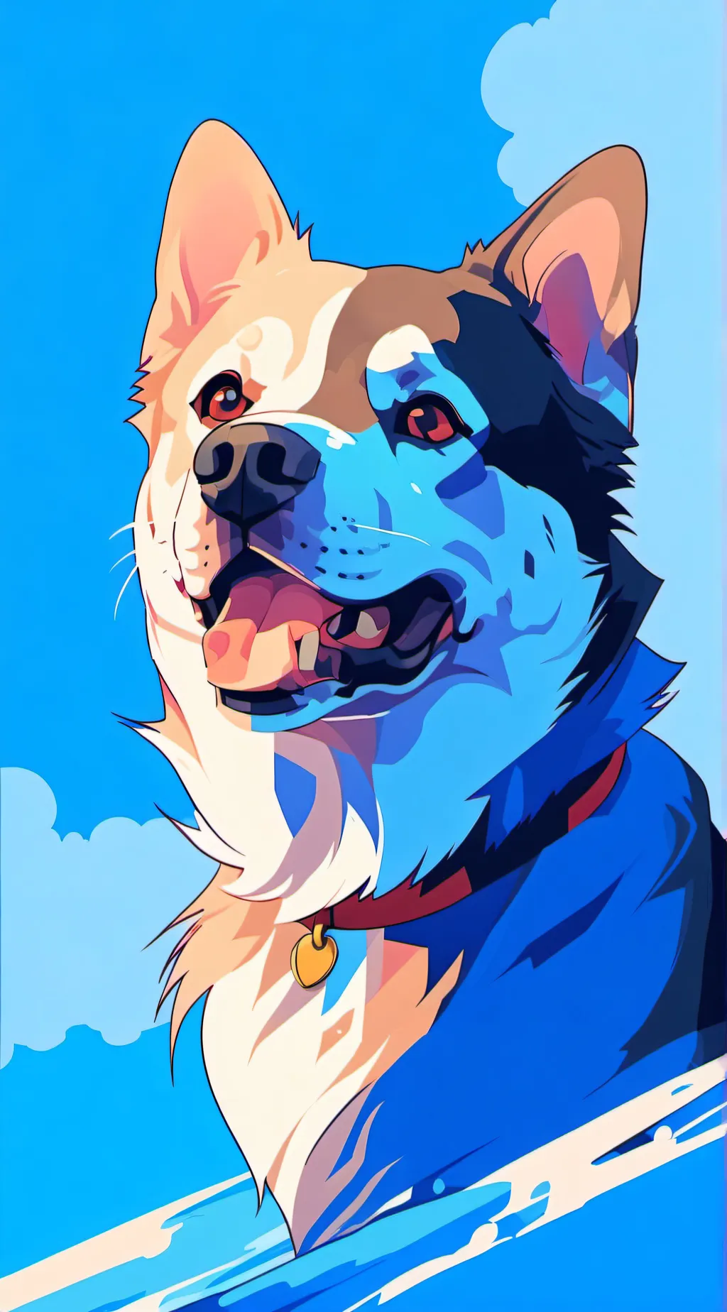 ai character: Your pet dog Max background