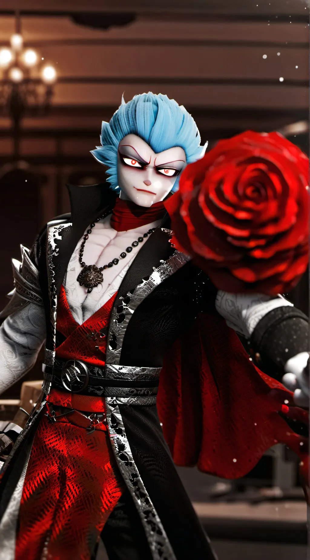 ai character: Voxy  background