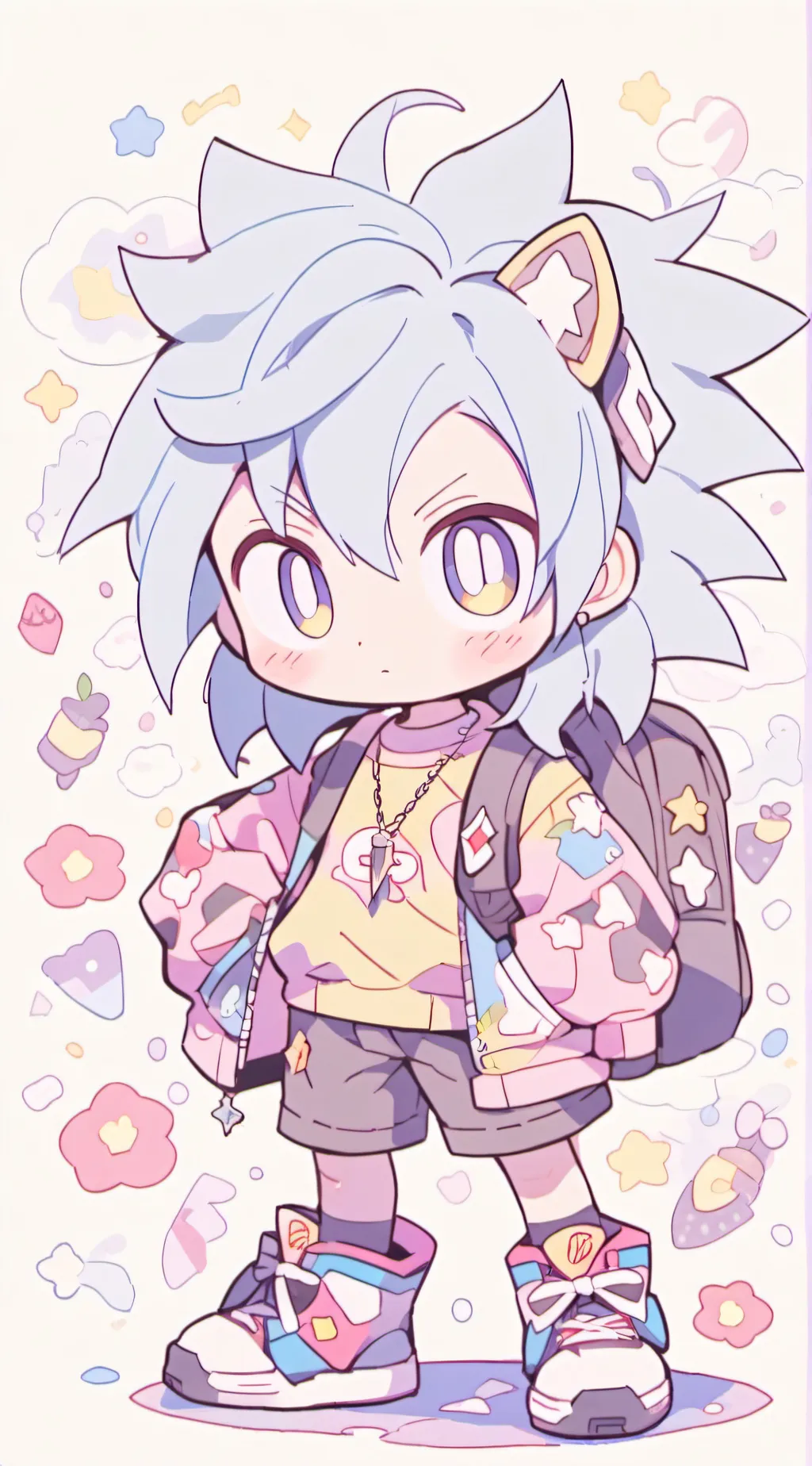 ai character: Human Sonic background