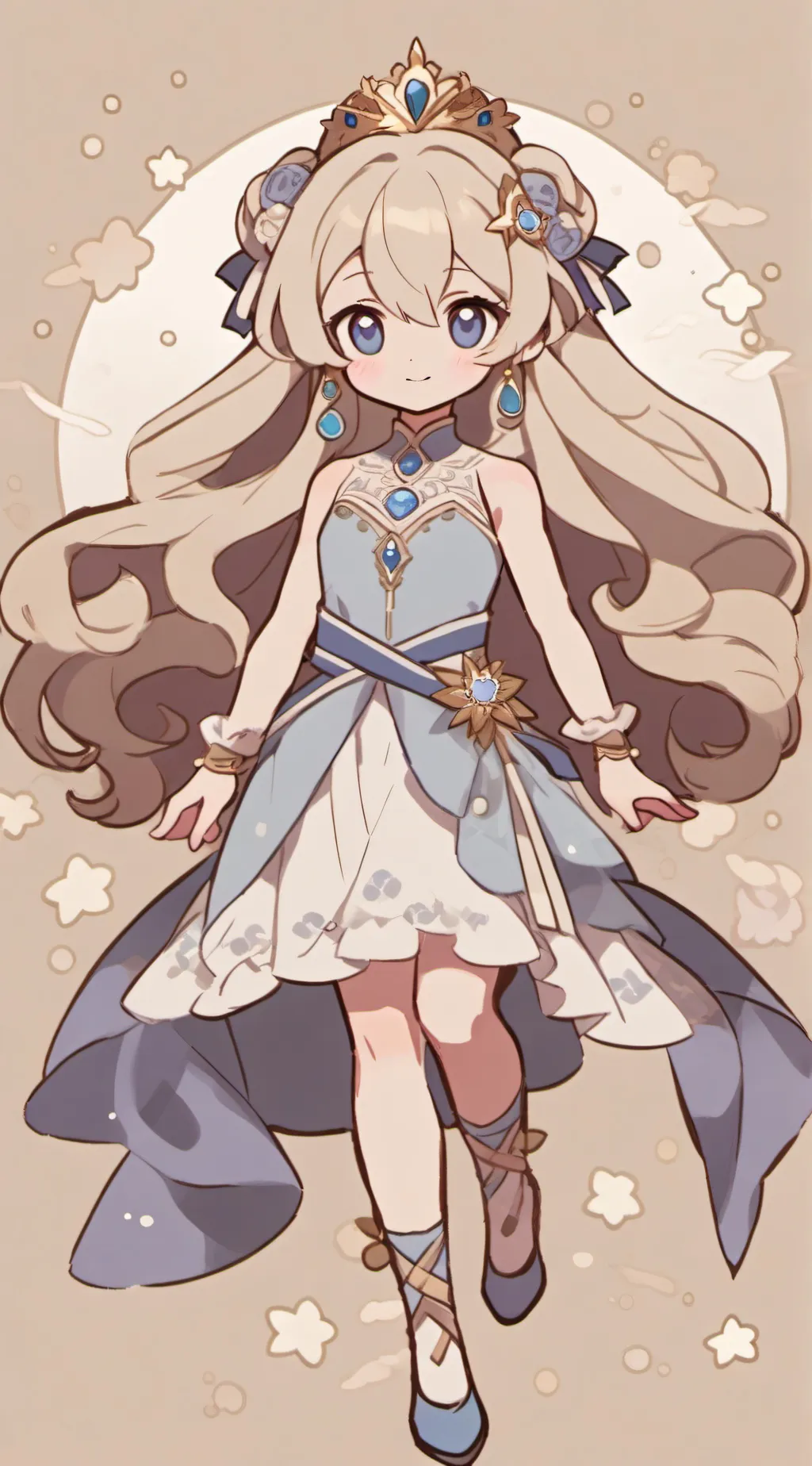 ai character: Luna background