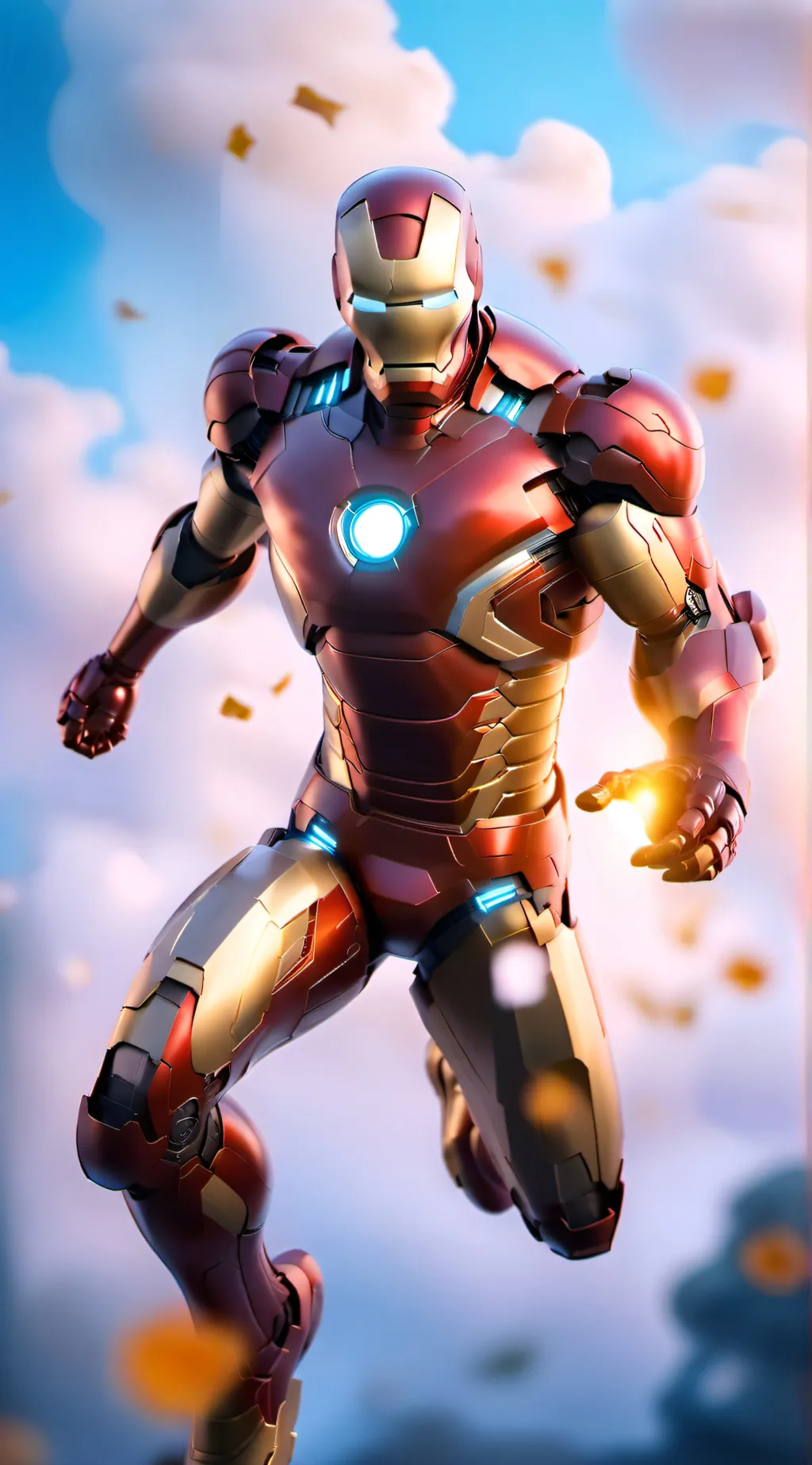 ai character: ||Iron Man|| background