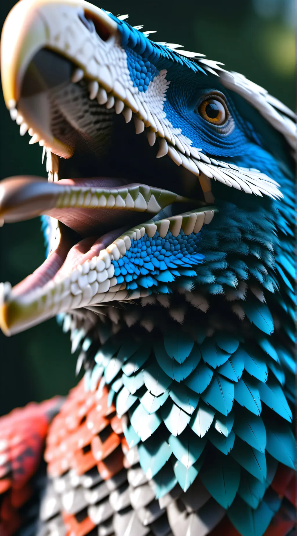 ai character: raptor  background