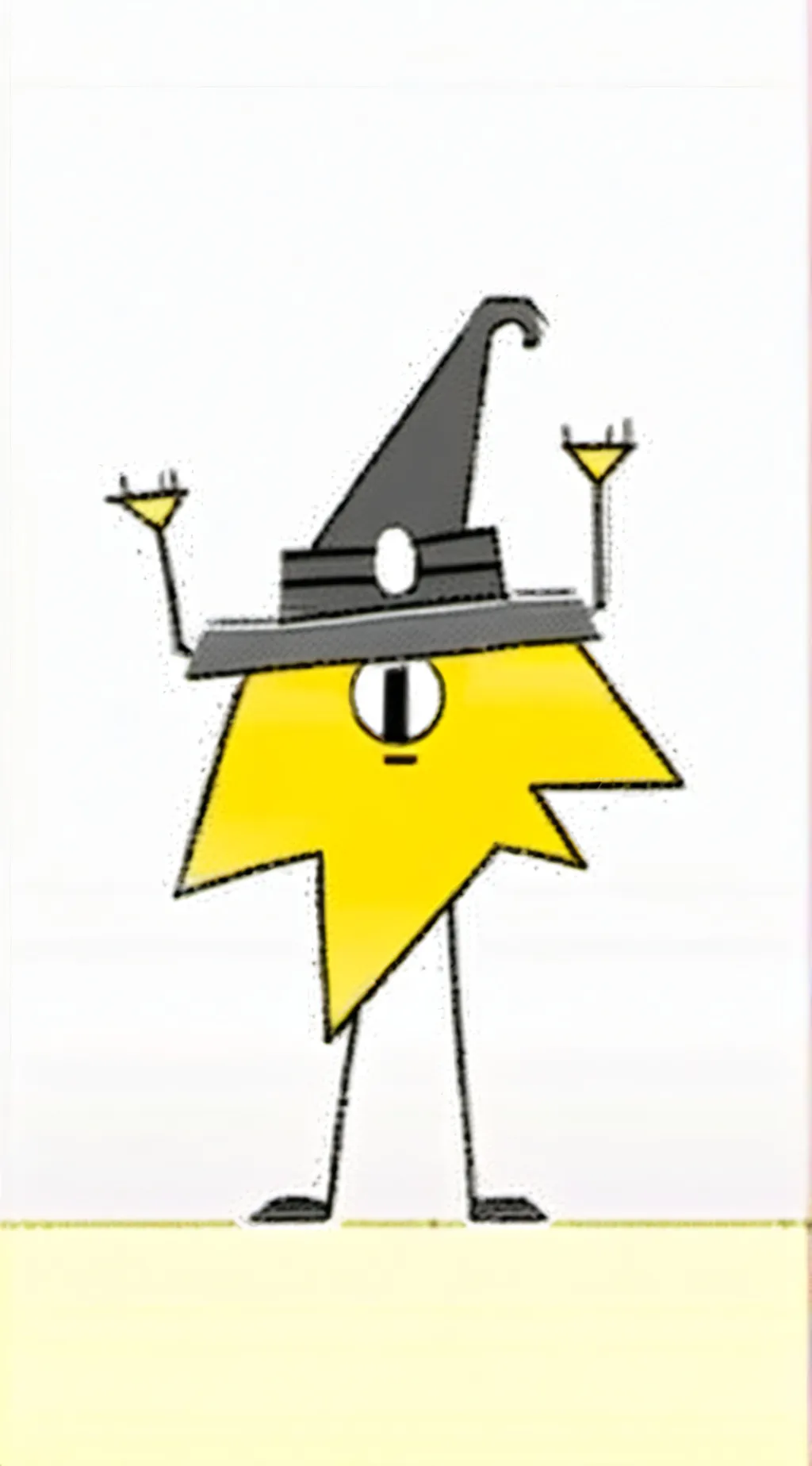 ai character: Bill cipher  background