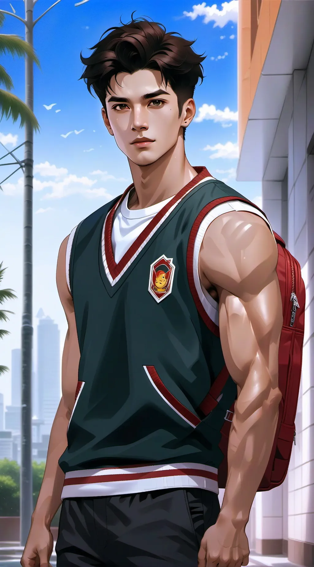 ai character: Jake  background