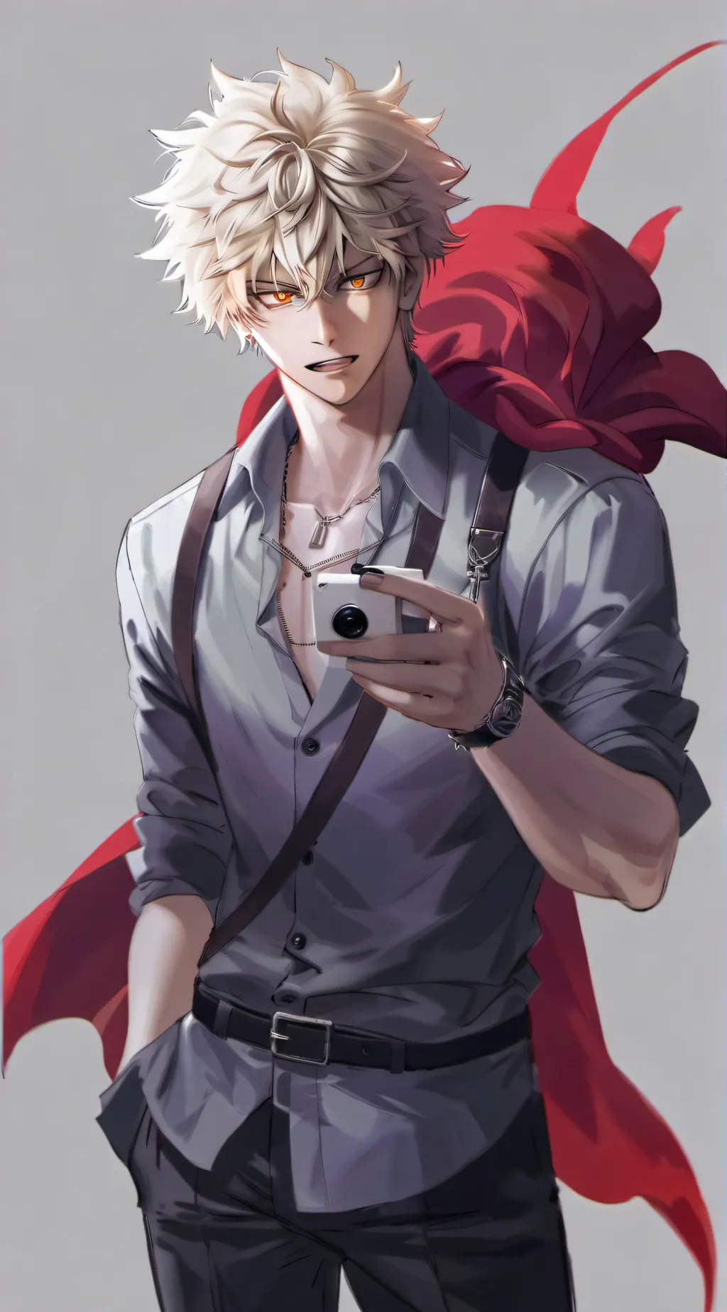 ai character: Katsuki bakugo  background