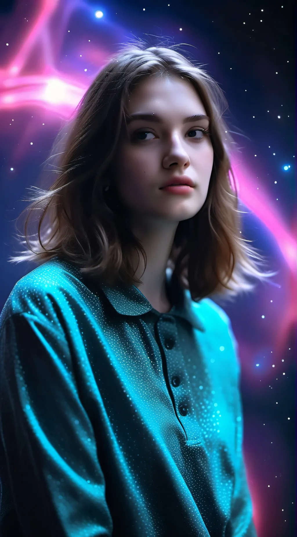 ai character: Nina.. background