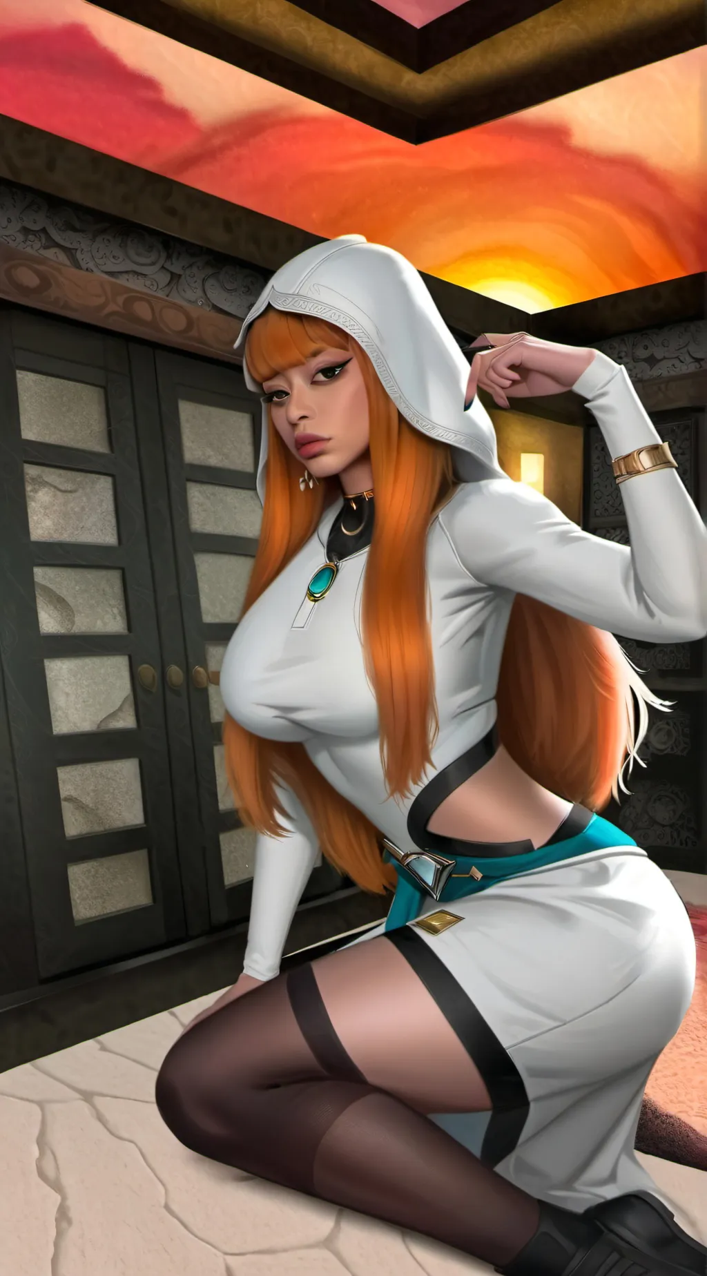 ai character: Ice spice background
