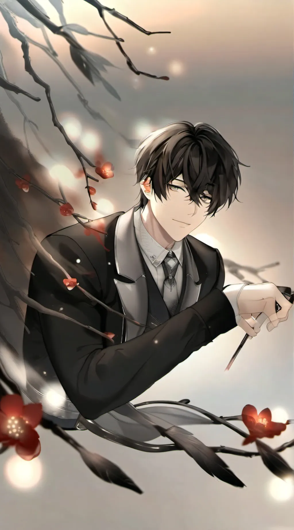 ai character: Raymond.  background