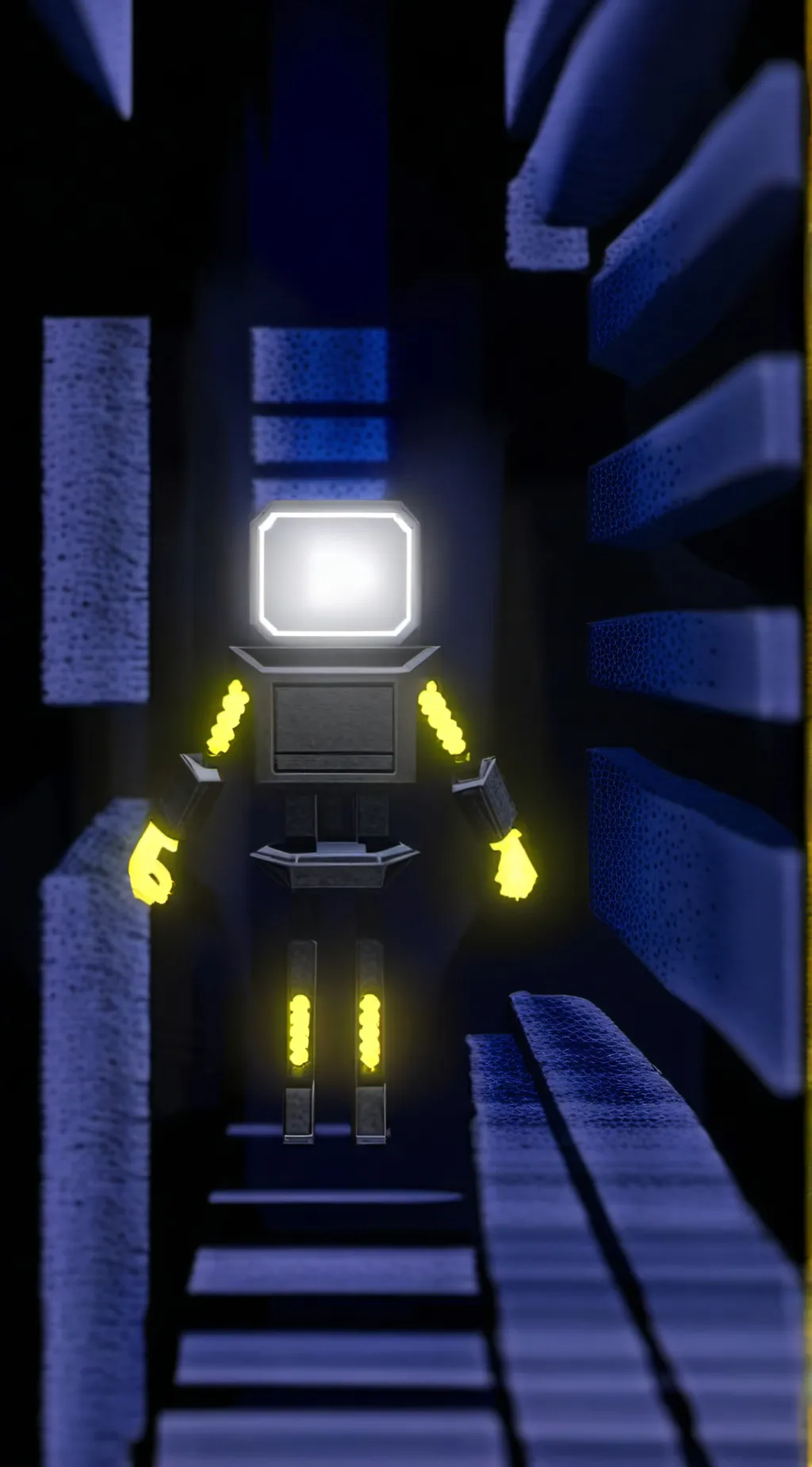 ai character: robot toy background