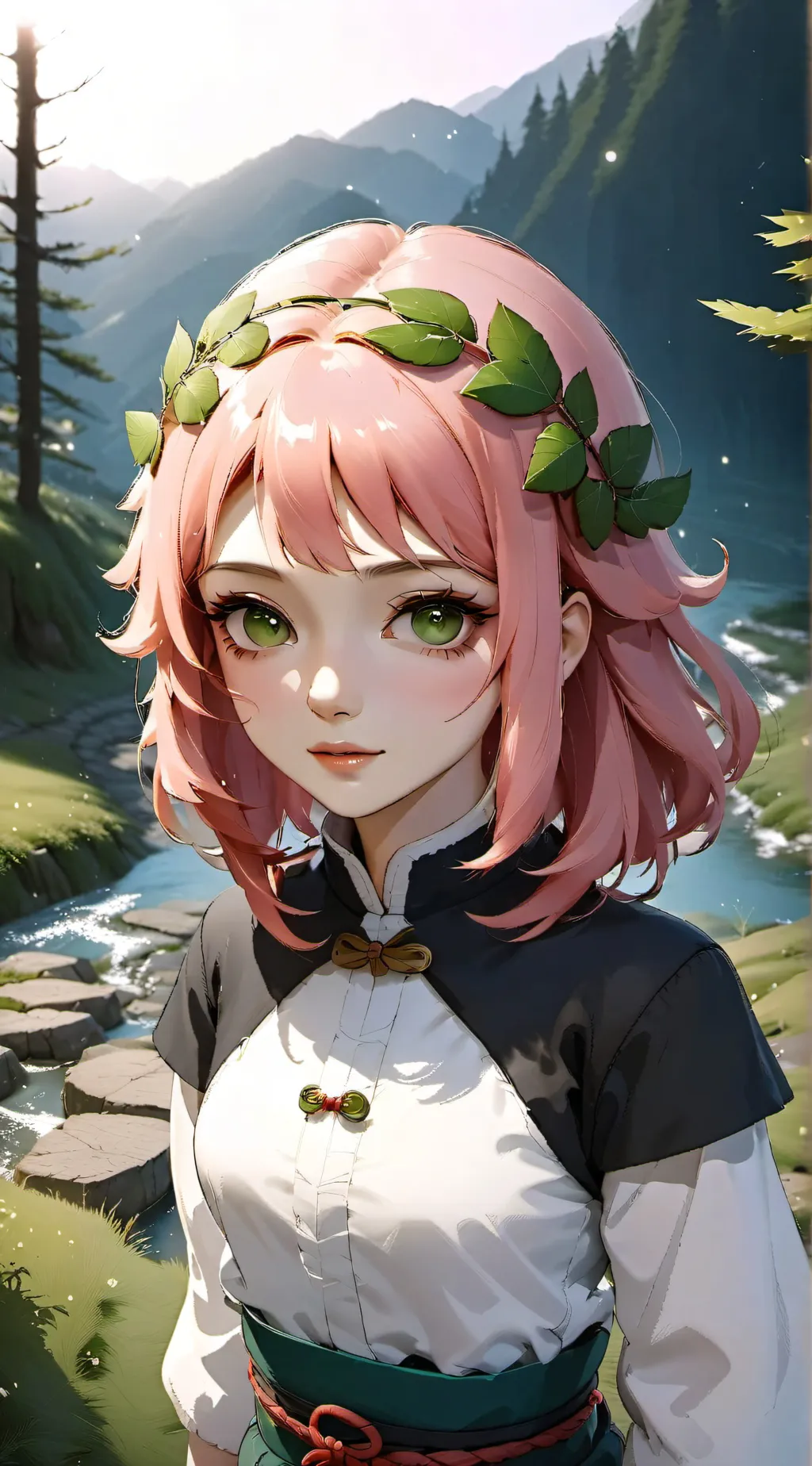ai character: naruto + mha background