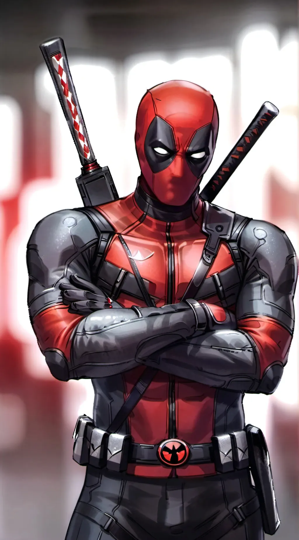 ai character: Deadpool  background