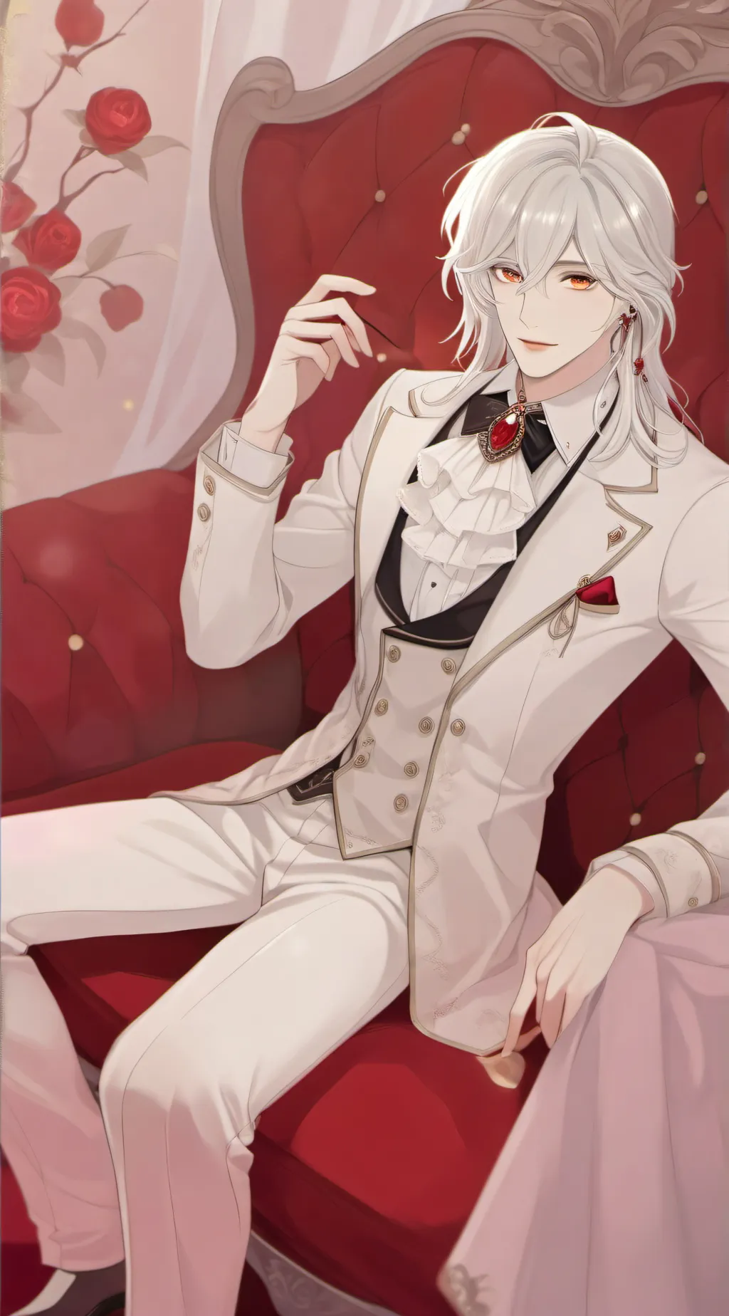 ai character: Sebastian  background