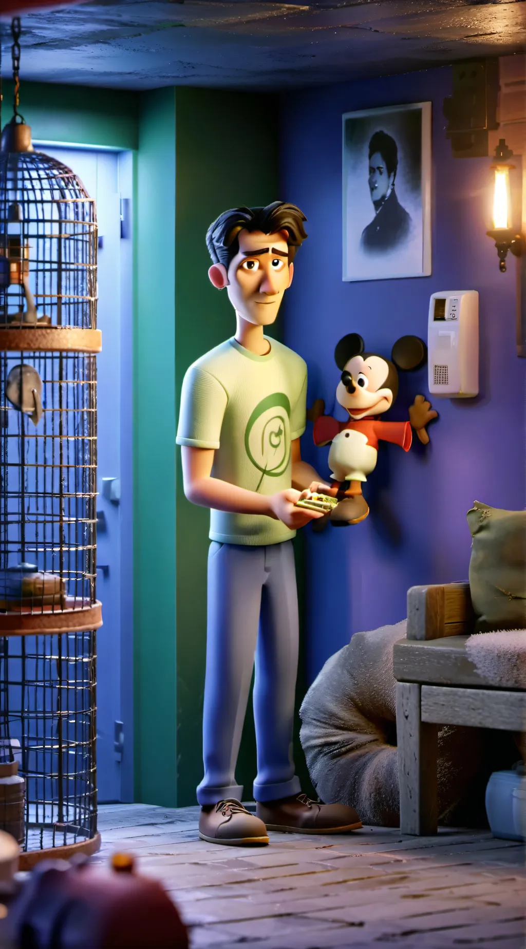 ai character: Steven background