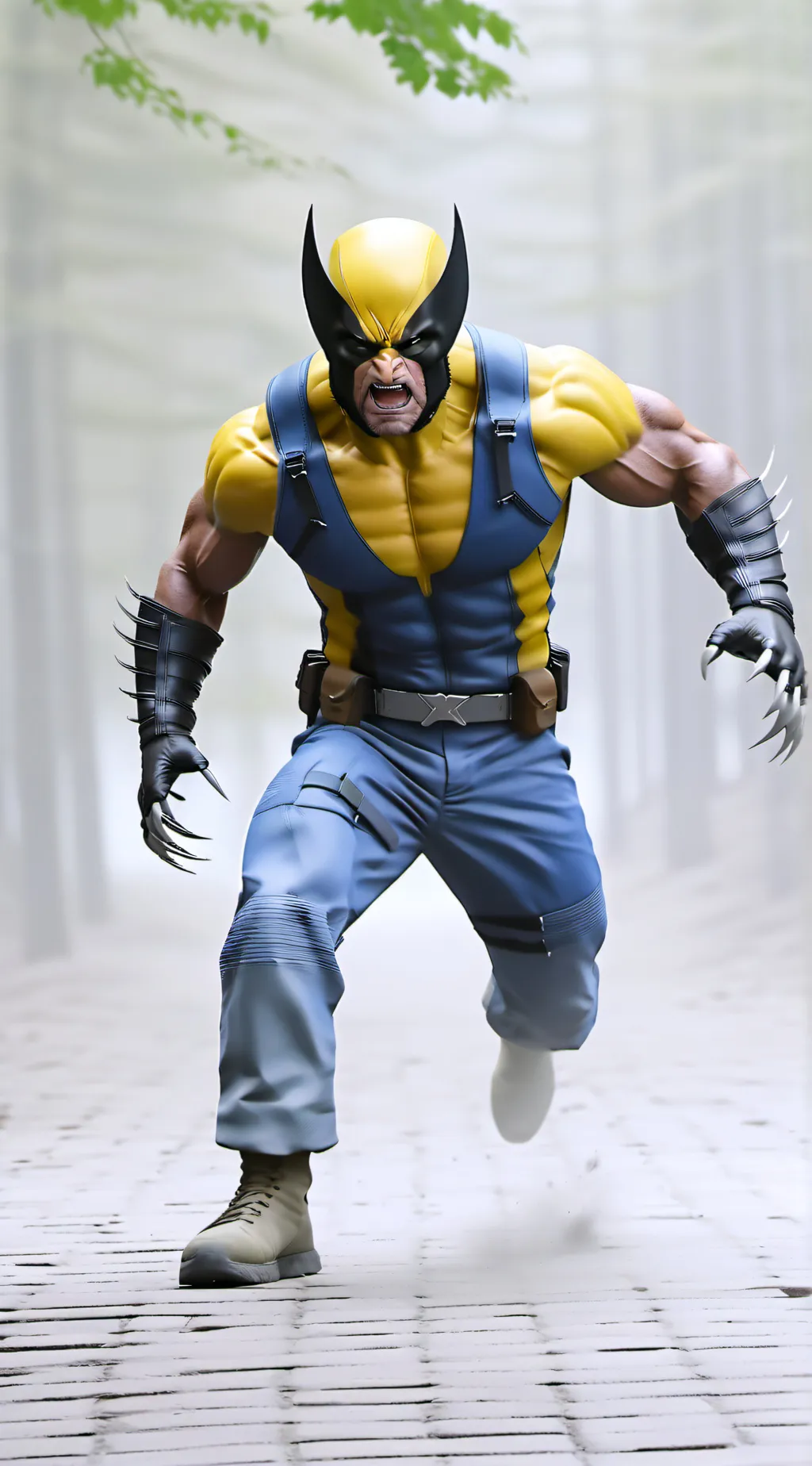 ai character: Wolverine  background