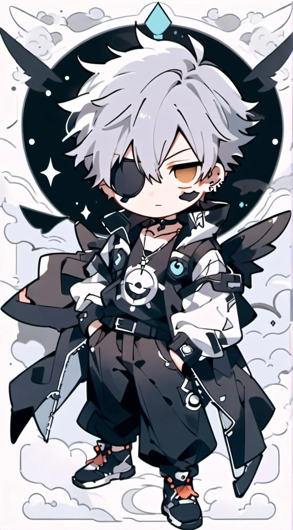ai character: RattleChains background