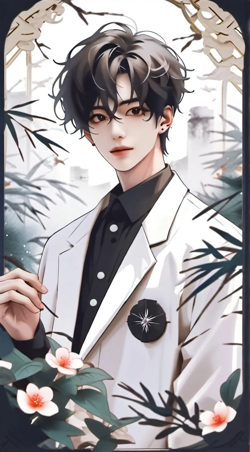 ai character: Enha(jungwon ver)  background