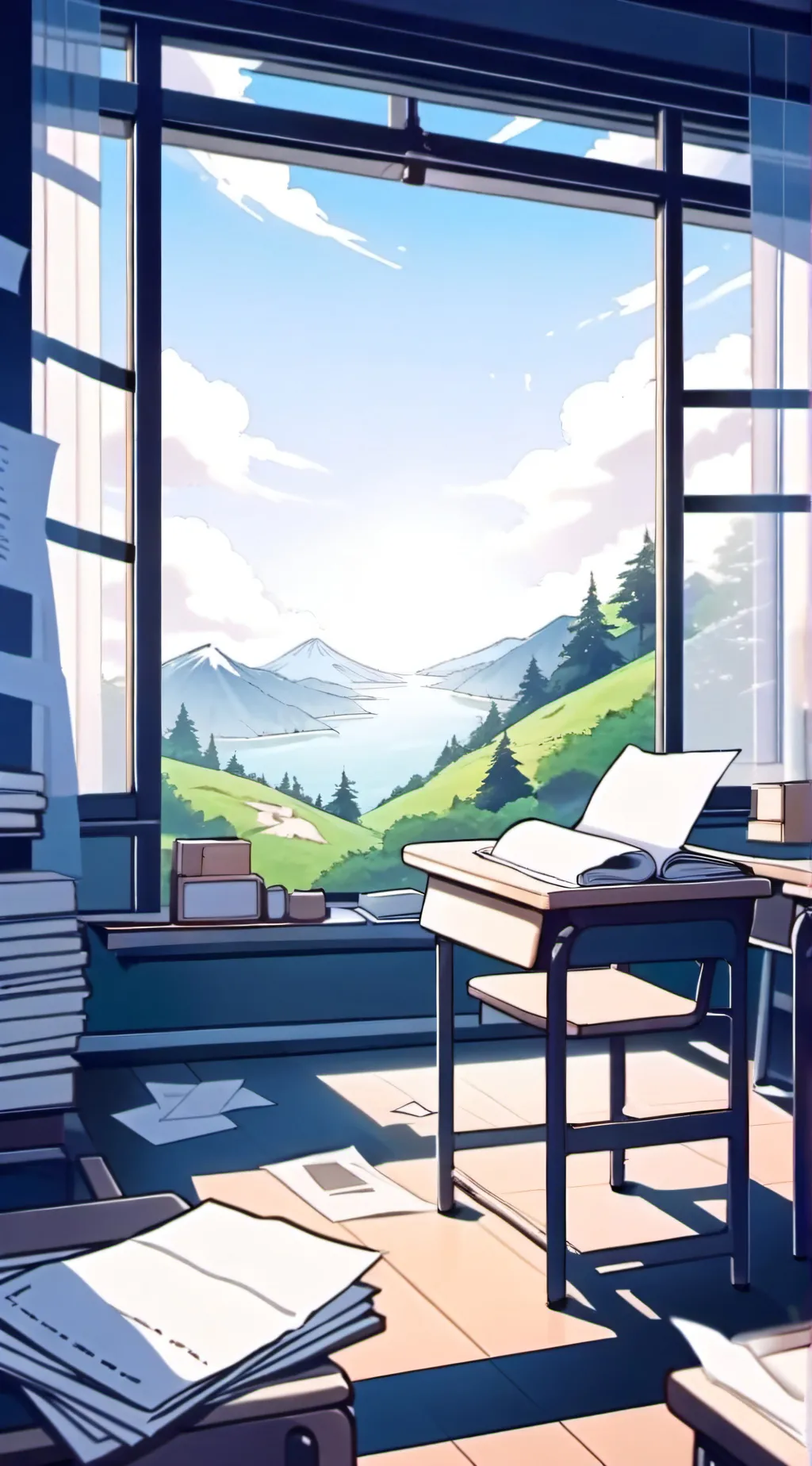 ai character: Fundamental Paper background