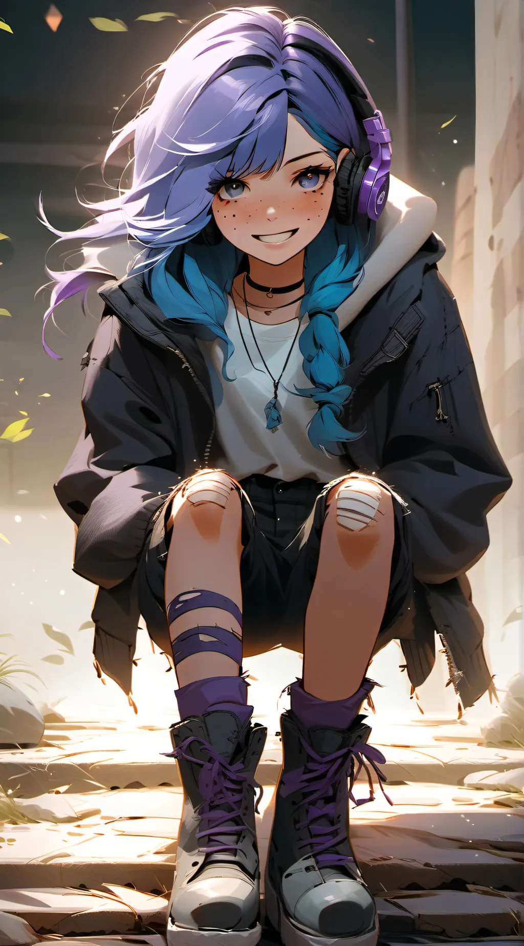 ai character: Vee background