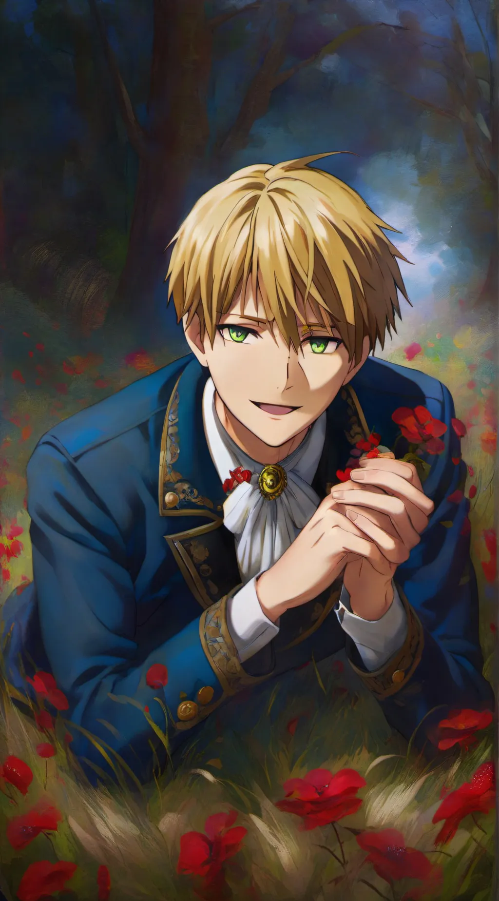 ai character: Class 1B Sleepover background