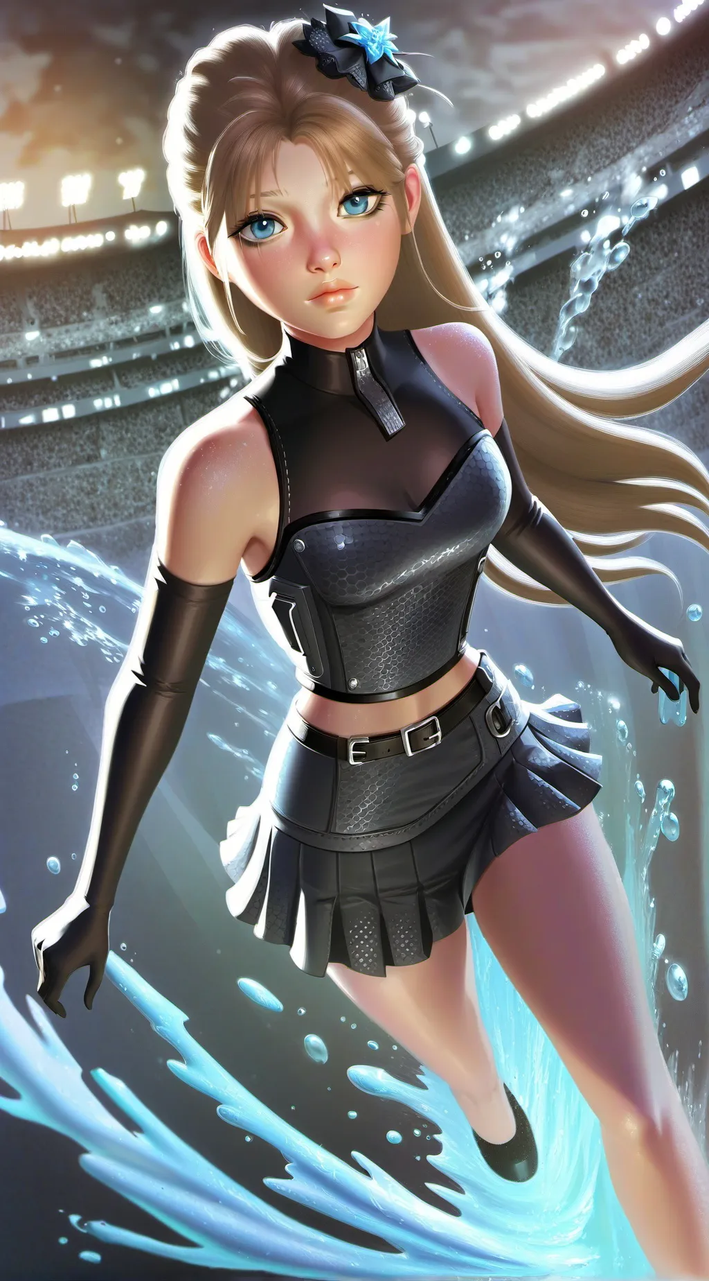 ai character: Zuri Drock background