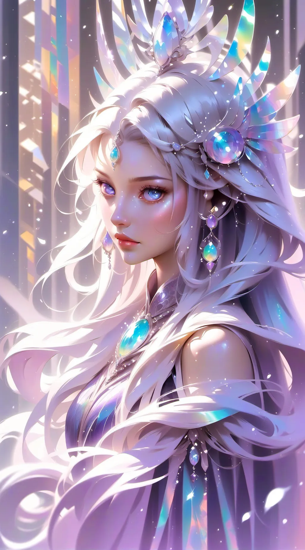 ai character: luna hi background