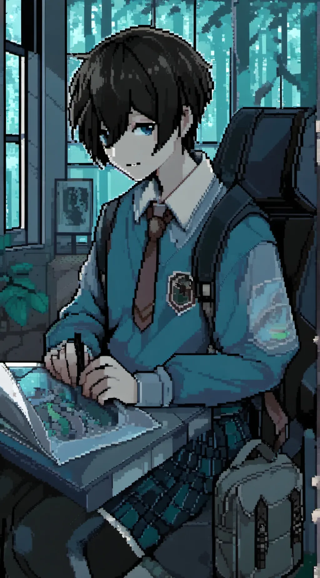 ai character: FPE but they broke background