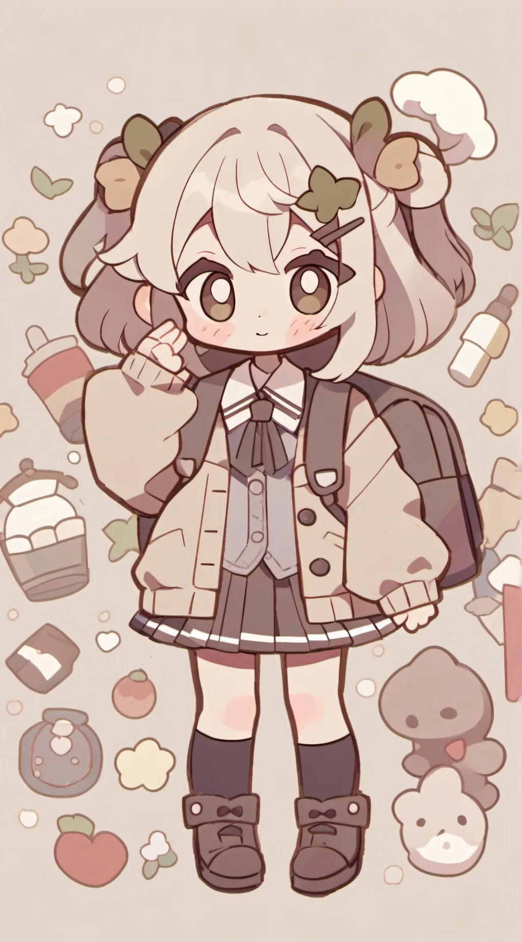 ai character: FPE shower background