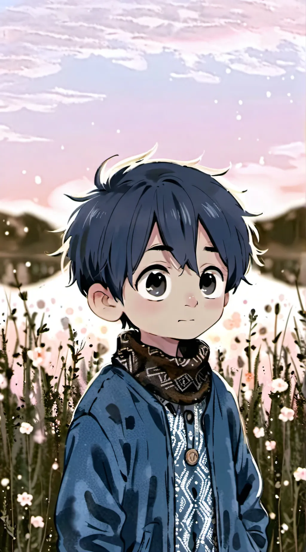 ai character: stitch vender background