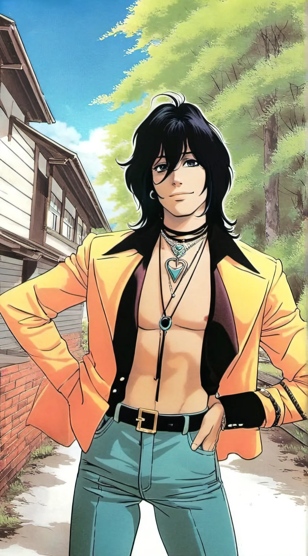 ai character: Nikki sixx background