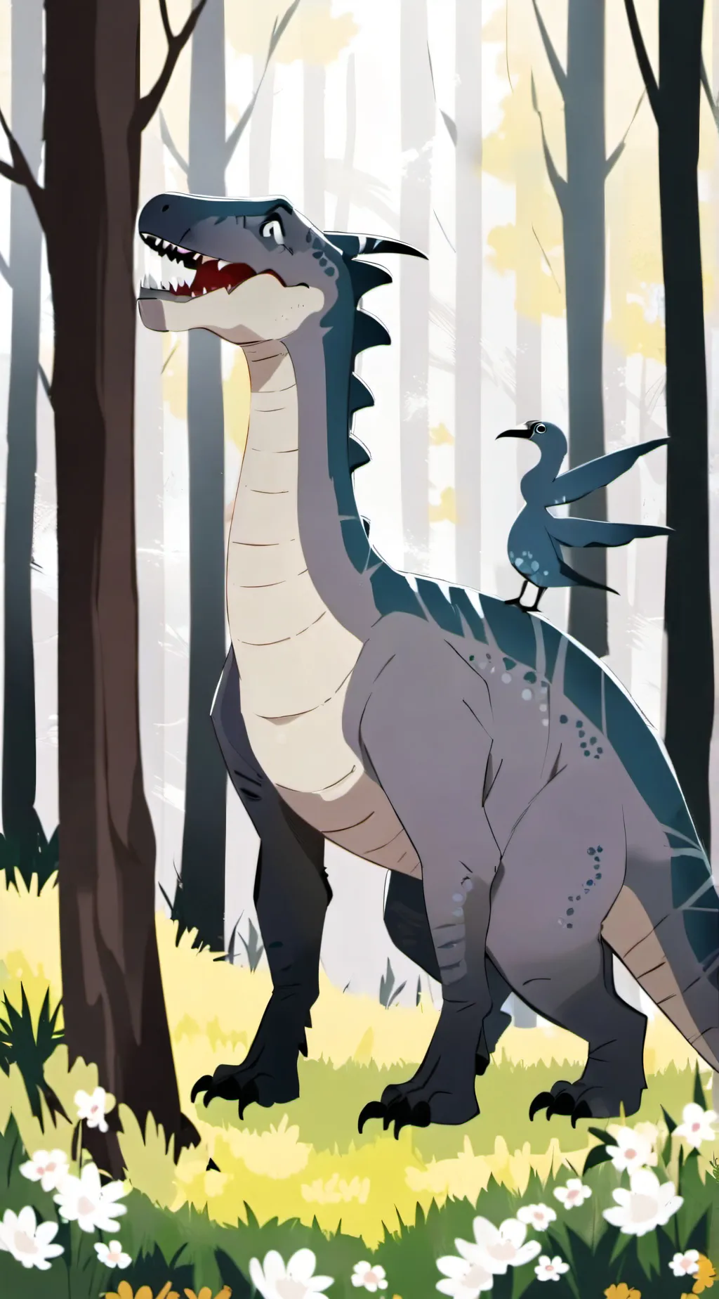 ai character: camp Cretaceous background