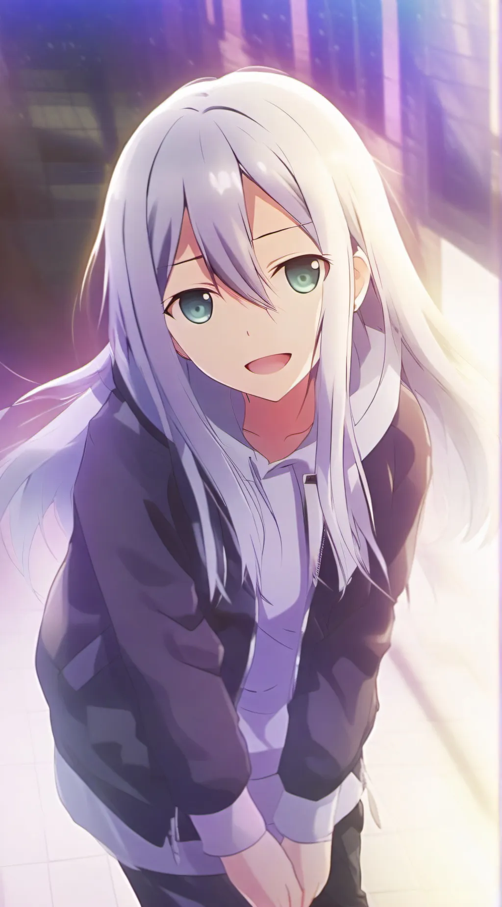 ai character: Kanade Yoisaki background