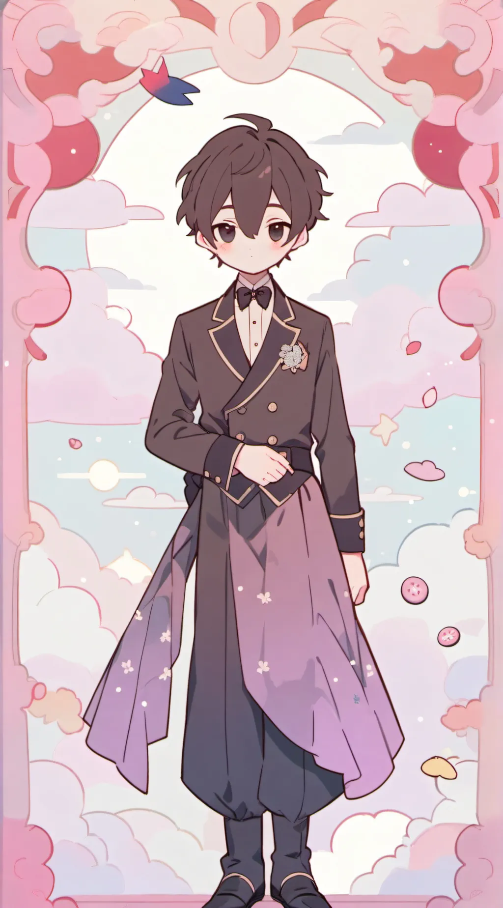 ai character: Ai made by ai background