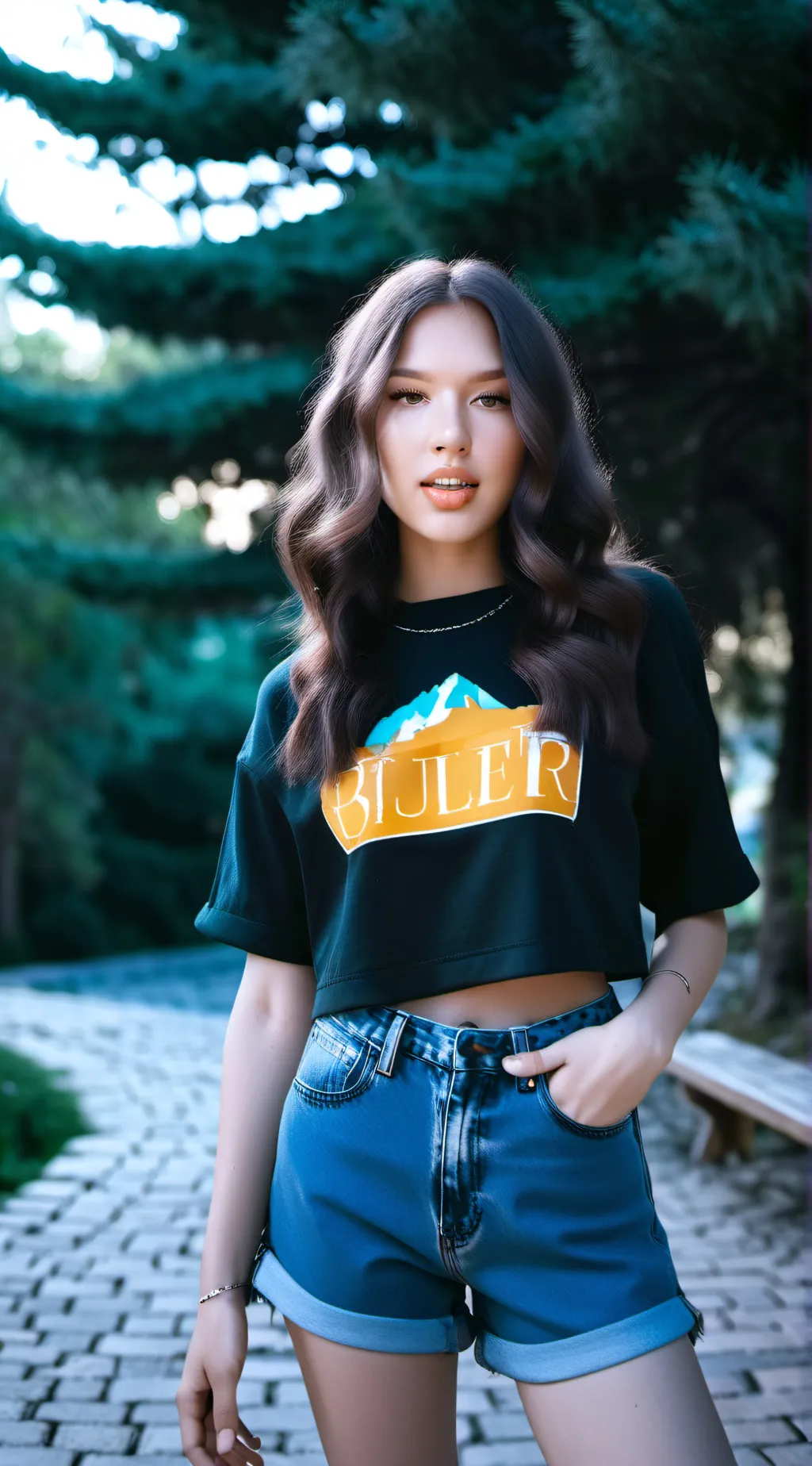 ai character: Haleigh  background
