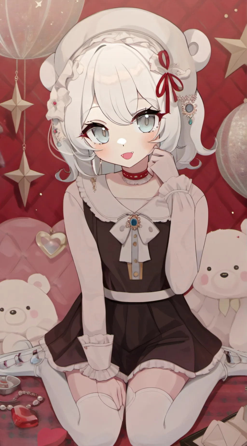 ai character: miko!  background