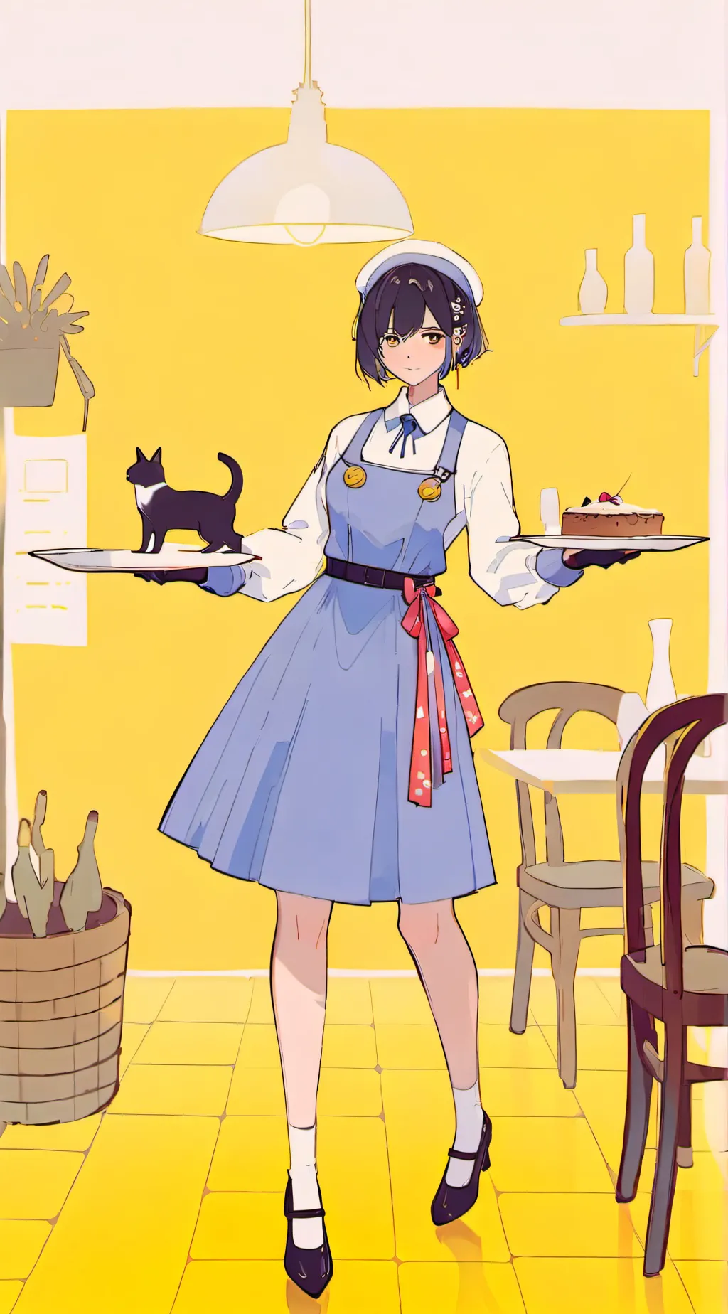 ai character: totally food background